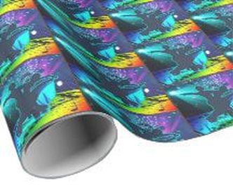 ballroom dancers gift wrapping paper