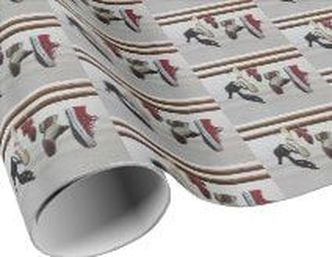 dance shoes gift wrapping paper