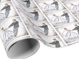 wedding dance gift wrapping paper