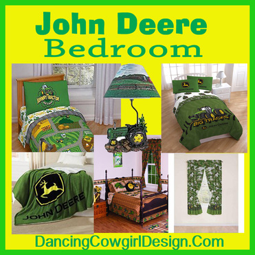 john deere bedroom - dancing cowgirl design