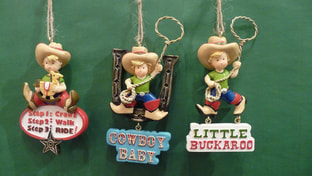 cowboy ornaments