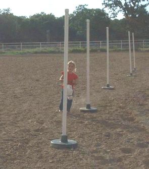 stick horse rodeo pole bending