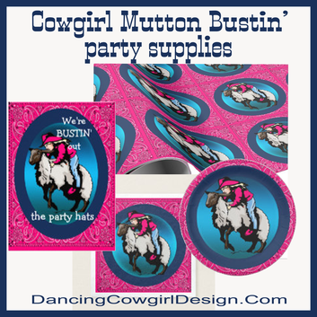 mutton bustin birthday party supplies