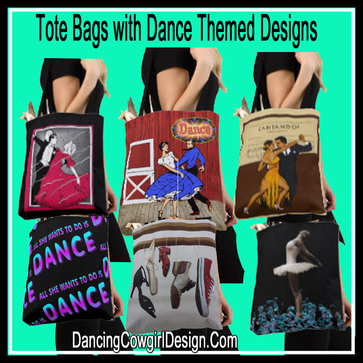 dance tote bag