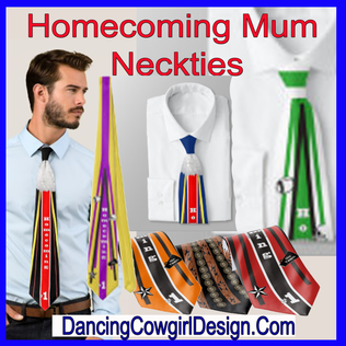 Homecoming Mum Necktie