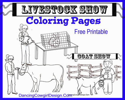 Free Livestock Show Coloring Pages