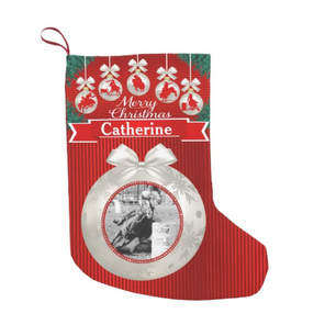 rodeo Christmas stocking with photo
